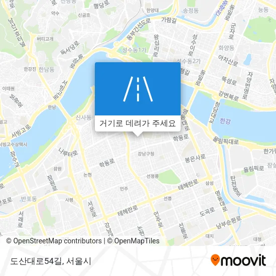 도산대로54길 지도