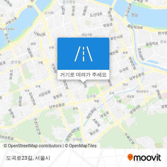 도곡로23길 지도