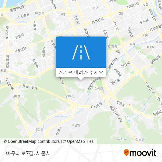바우뫼로7길 지도