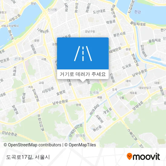 도곡로17길 지도
