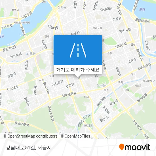강남대로51길 지도