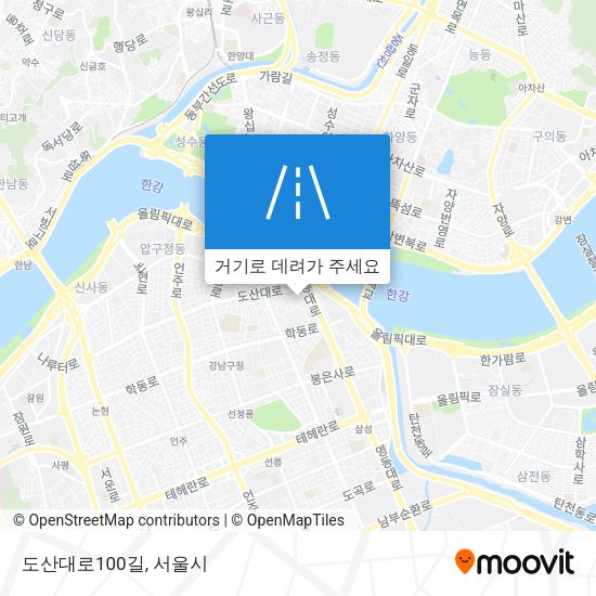 도산대로100길 지도