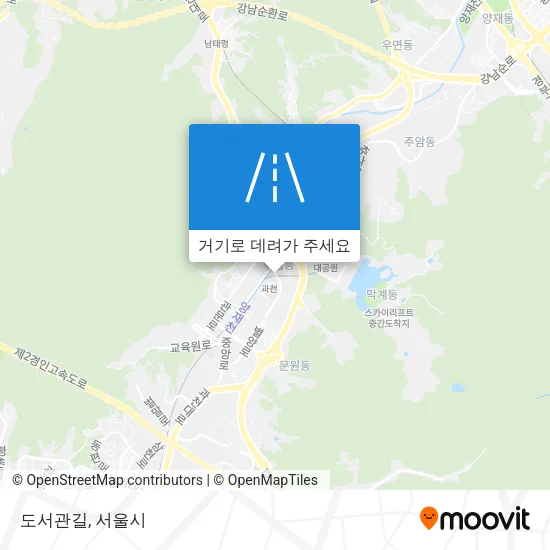 도서관길 지도