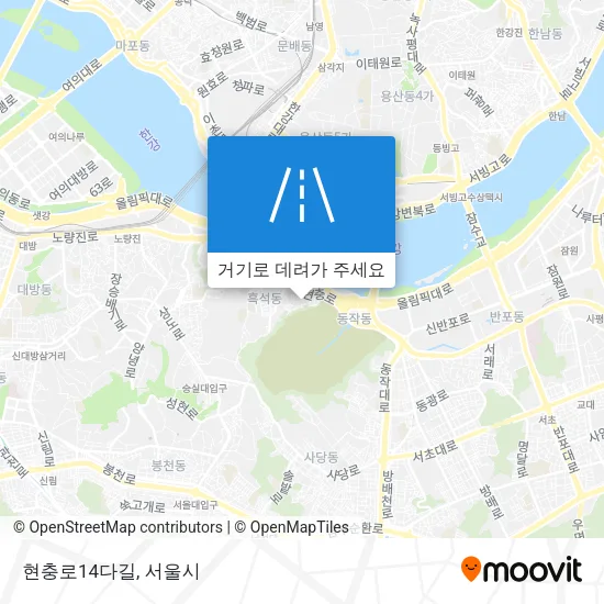 현충로14다길 지도
