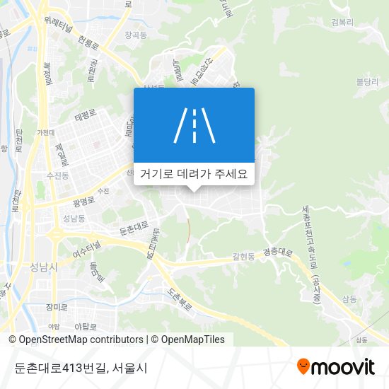 둔촌대로413번길 지도