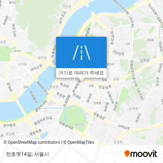 천호옛14길 지도