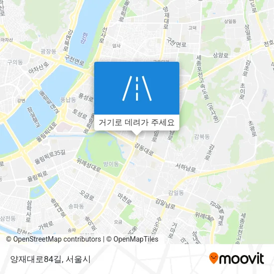 양재대로84길 지도