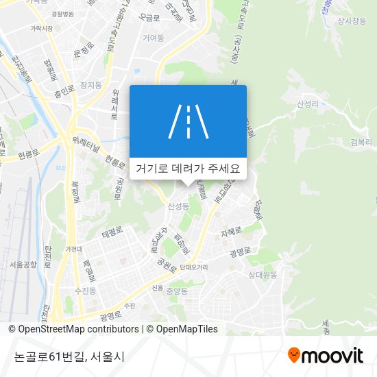 논골로61번길 지도