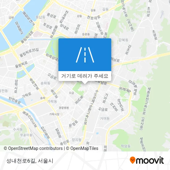 성내천로6길 지도