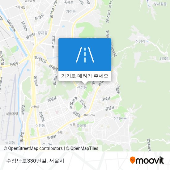 수정남로330번길 지도