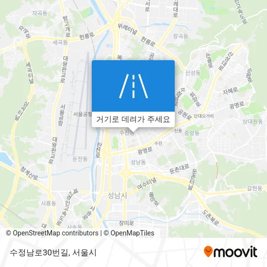 수정남로30번길 지도