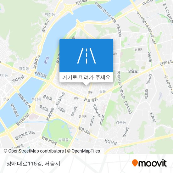 양재대로115길 지도