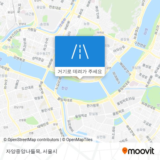 자양중앙나들목 지도