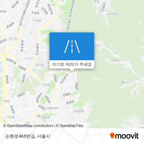 순환로465번길 지도