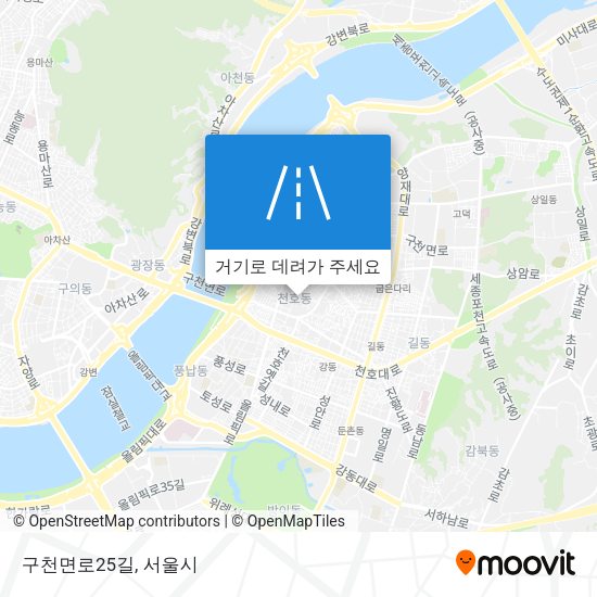 구천면로25길 지도