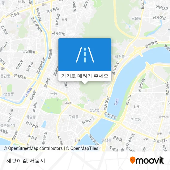 해맞이길 지도