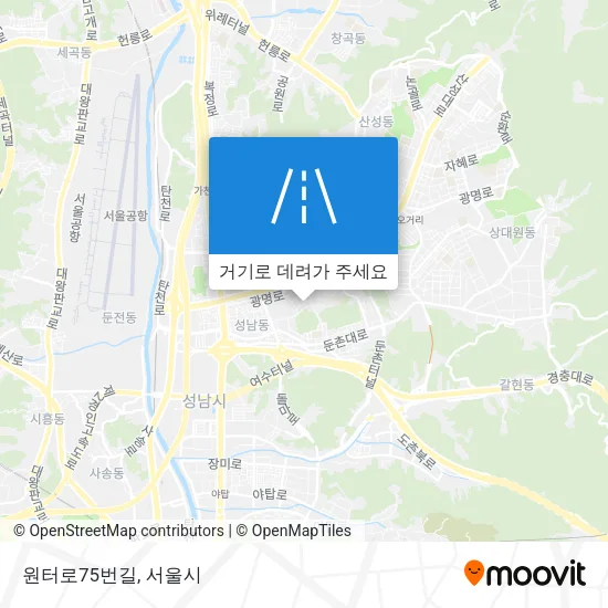 원터로75번길 지도
