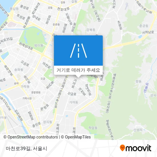 마천로39길 지도