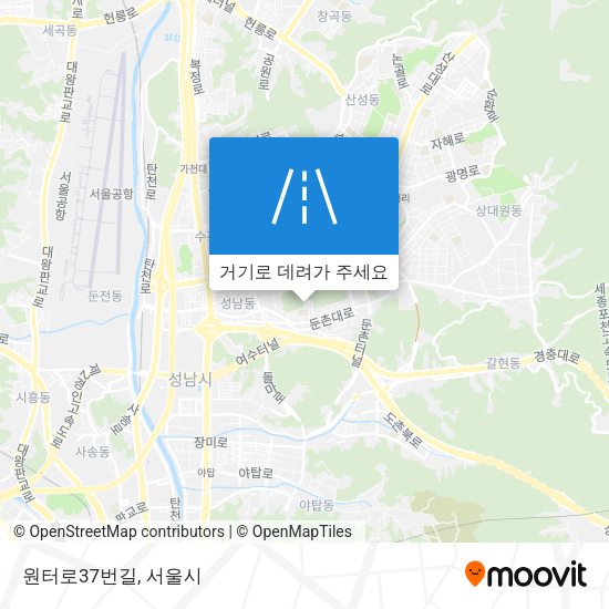 원터로37번길 지도