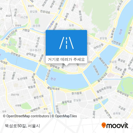 뚝섬로50길 지도