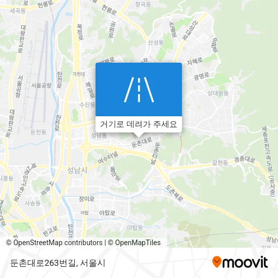 둔촌대로263번길 지도