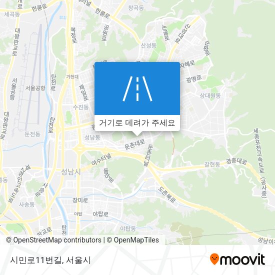 시민로11번길 지도