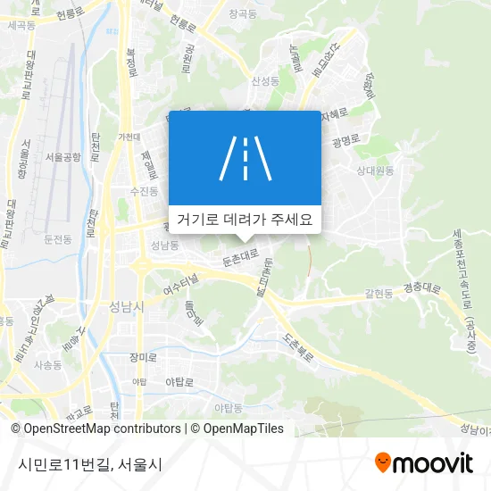 시민로11번길 지도