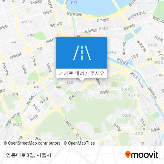 영동대로3길 지도