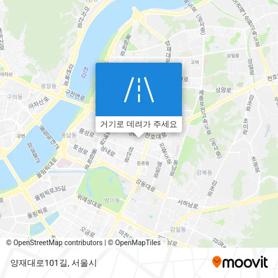 양재대로101길 지도