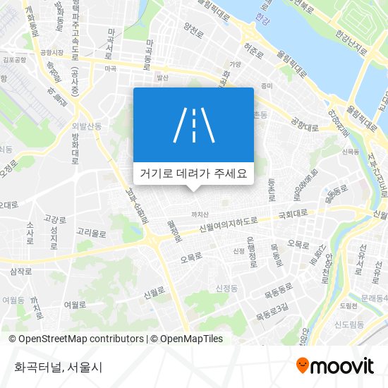 화곡터널 지도