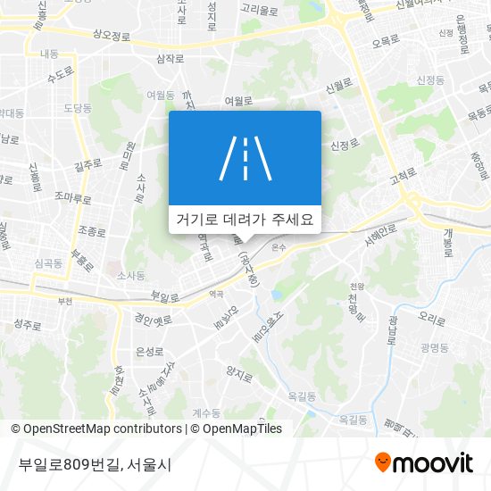 부일로809번길 지도