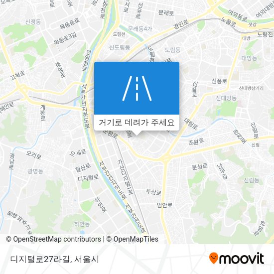 디지털로27라길 지도