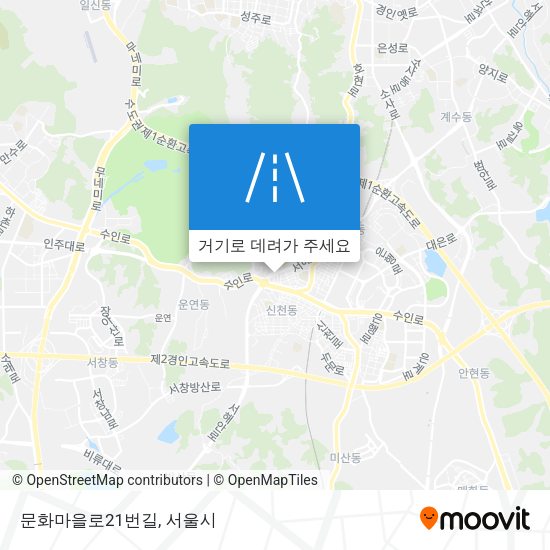 문화마을로21번길 지도
