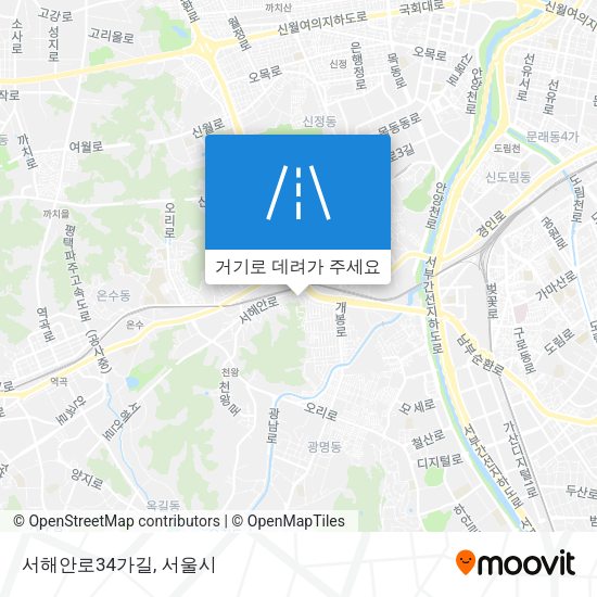 서해안로34가길 지도