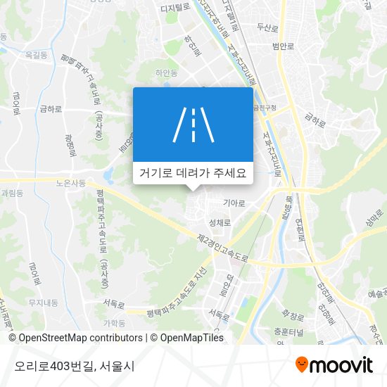 오리로403번길 지도