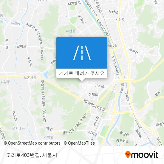 오리로403번길 지도