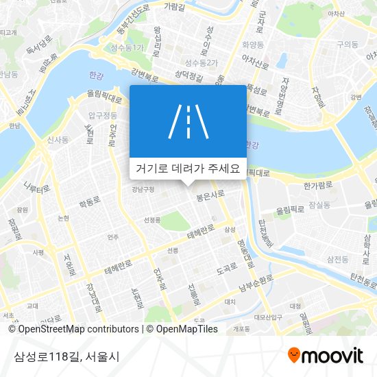 삼성로118길 지도