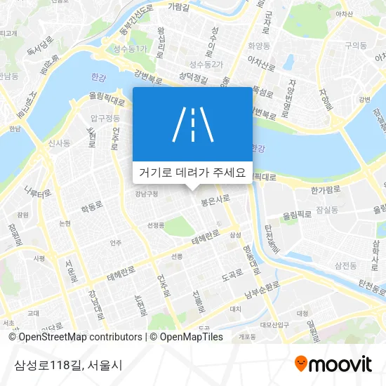 삼성로118길 지도