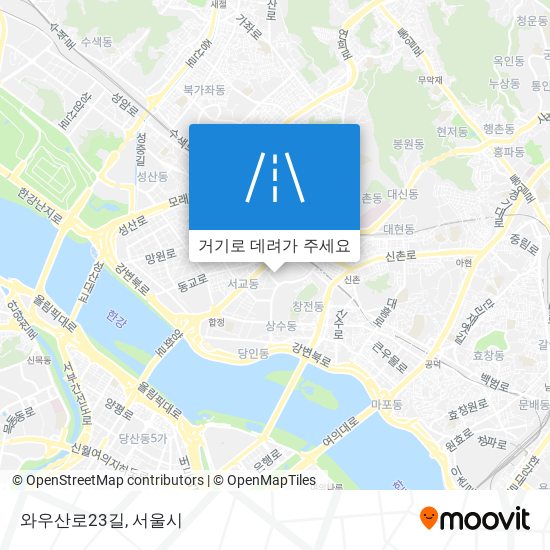 와우산로23길 지도