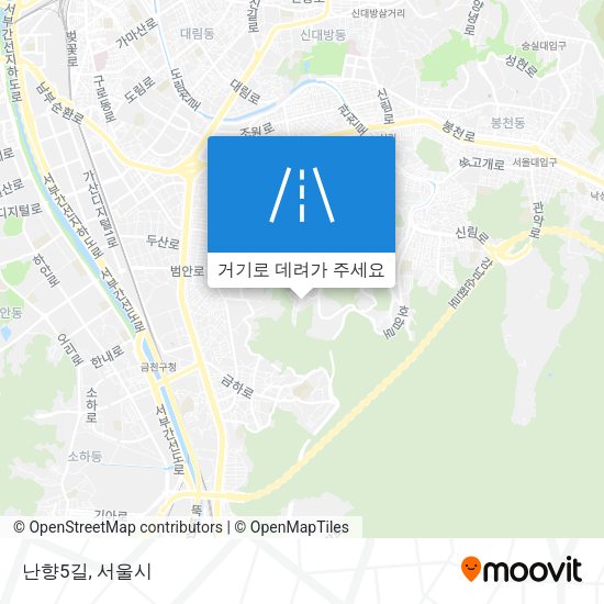 난향5길 지도