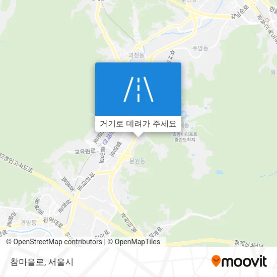 참마을로 지도