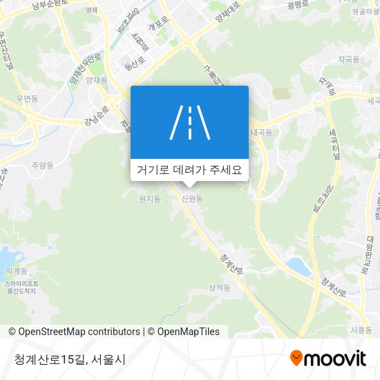 청계산로15길 지도