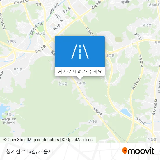 청계산로15길 지도