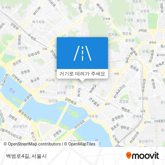 백범로4길 지도