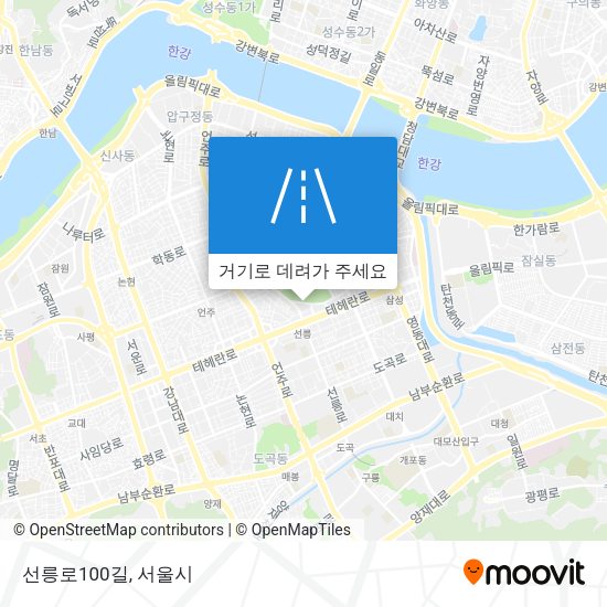 선릉로100길 지도