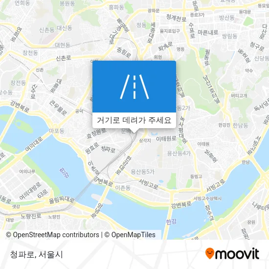 청파로 지도