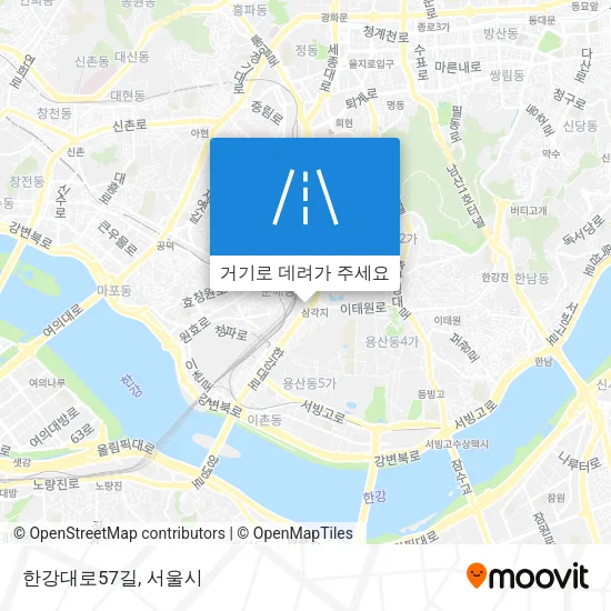 한강대로57길 지도