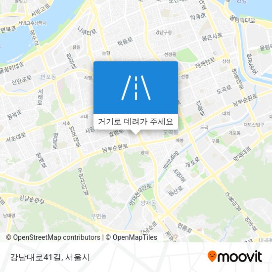 강남대로41길 지도