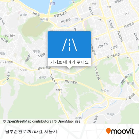 남부순환로297라길 지도
