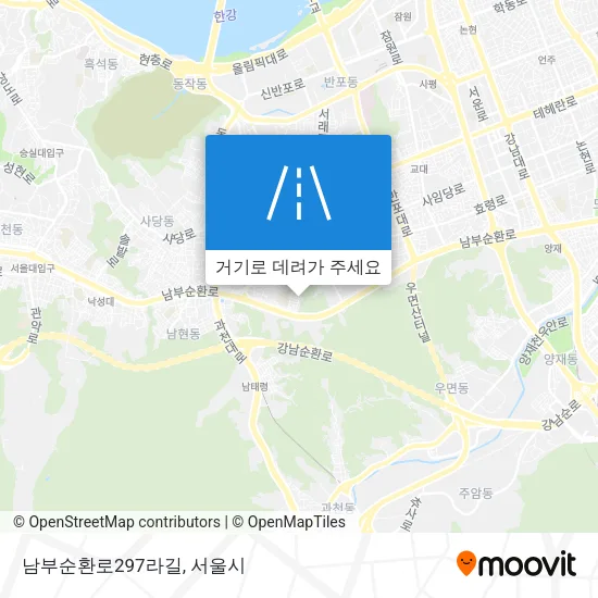 남부순환로297라길 지도